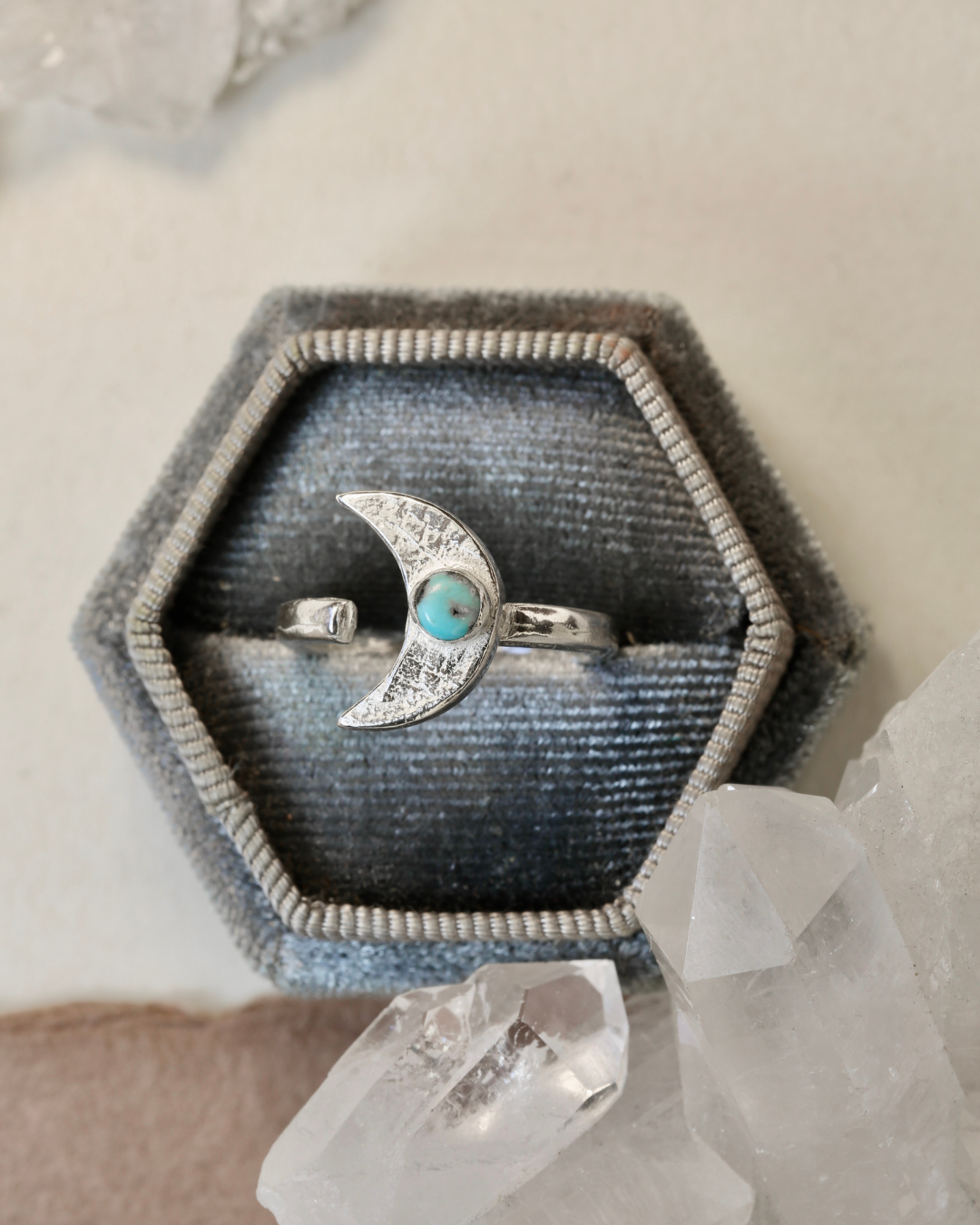 Moon Ring - Turquoise