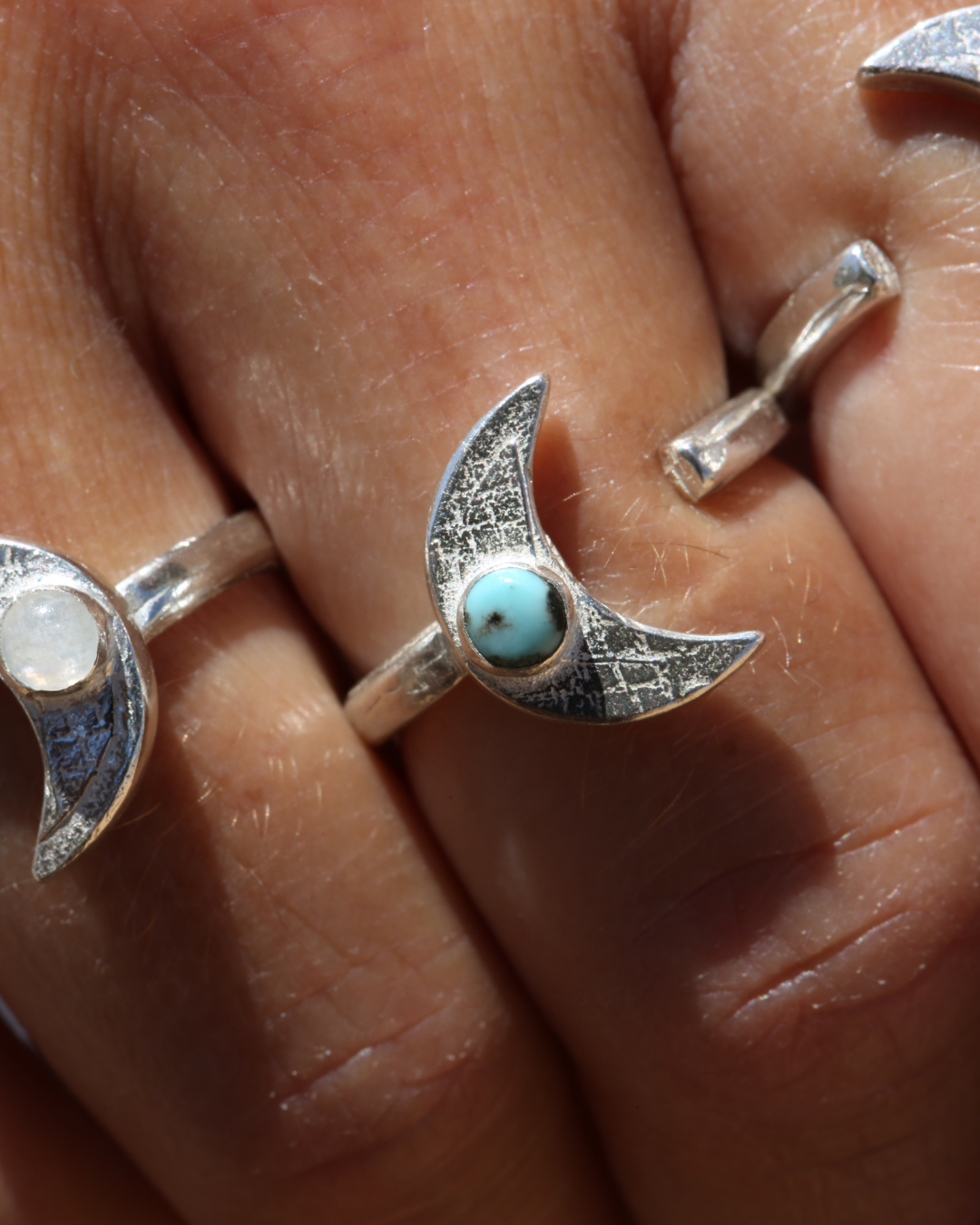 Moon Ring - Turquoise