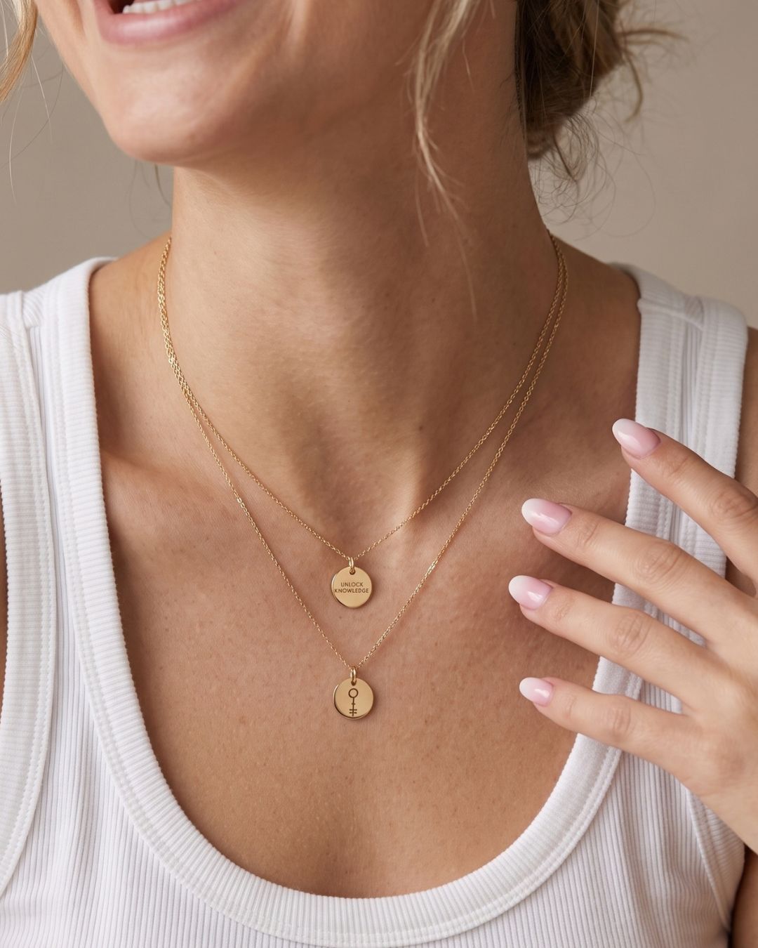 UNLOCK KNOWLEDGE necklace