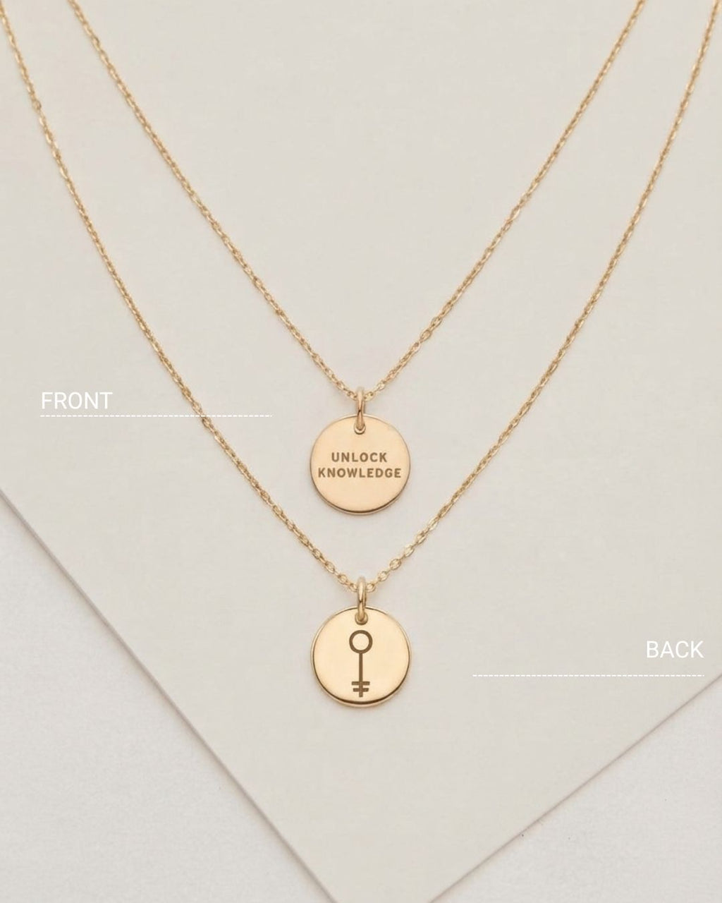 UNLOCK KNOWLEDGE necklace