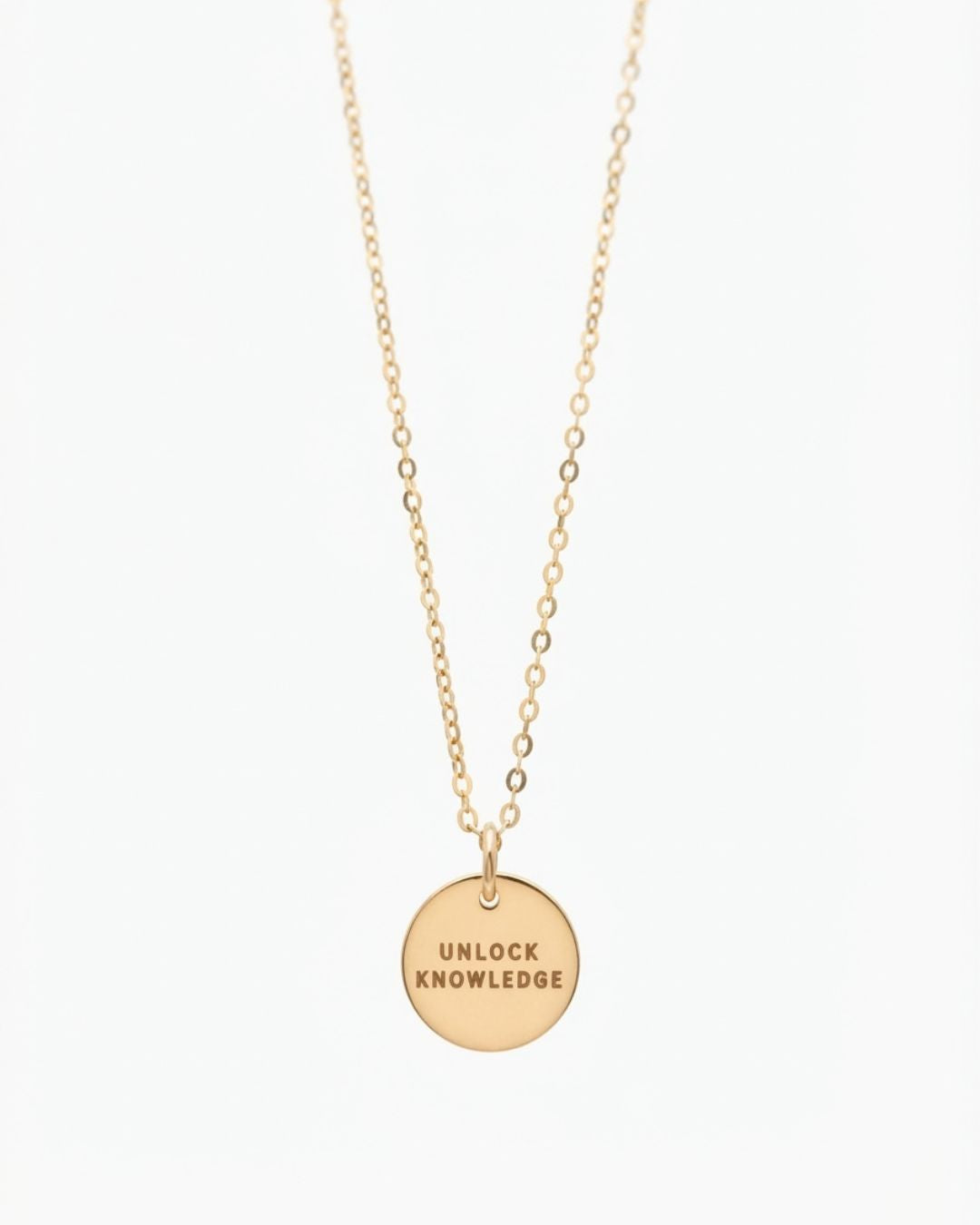 UNLOCK KNOWLEDGE necklace