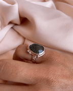 “Veil of Light” Labradorite Ring