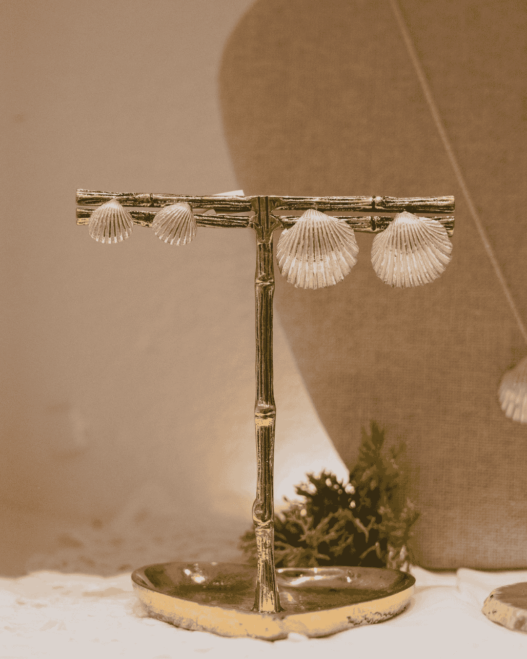 Shell Earrings - Silver